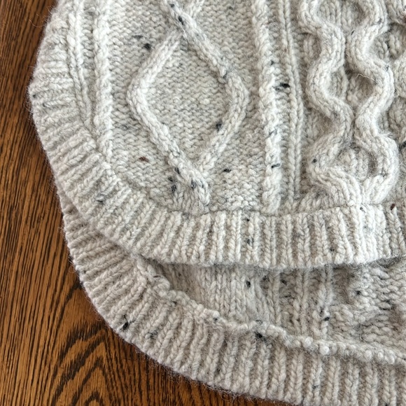 Madewell® Cable-Knit Oversized Sweater LIKE NEW - Picture 5 of 5